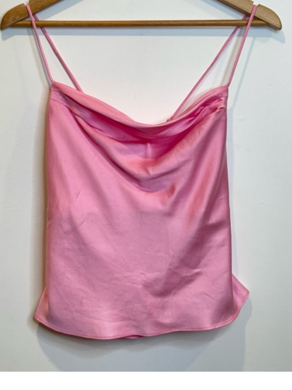 Zara Pink Satin Cowl Large Camisole Top
Excellent condition - Picture 1 of 4